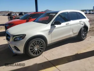 2017 Mercedes-Benz GLC with VIN WDC0G6EB9HF258898, listed as a Copart auction lot 80385914 with 98,318 mi miles and Salvage Title. Bid and sale history available at carsss.com. Image 1.