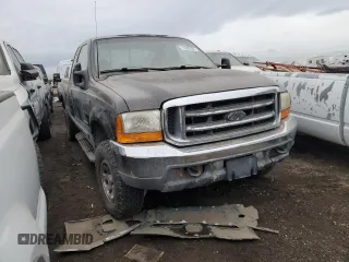 2001 Ford F-350 XL with VIN 1FTSX31F81EA54725, listed as a Copart auction lot 75389384 with 355,047 mi miles and Salvage Title. Bid and sale history available at DreamBid. Image 4.