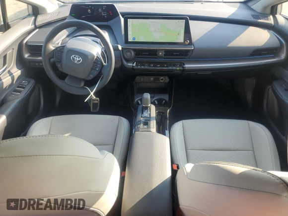 2024 Toyota Prius LE with VIN JTDADABU8R3020720, listed as a Copart auction lot 60815005 with 2,594 mi miles and Salvage title. Bid and sale history available at DreamBid. Image 8.