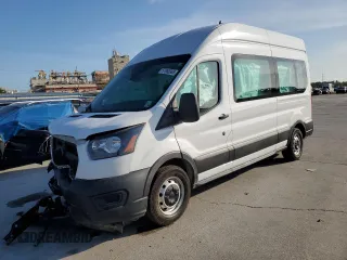 2023 Ford Transit Passenger XL z VIN 1FBAX2X80PKA62847, wystawiony jako Copart lot #57968365 z przebiegiem 51 106 mil mil oraz Szkoda całkowita • Salvage title. Historia ofert i sprzedaży dostępna na DreamBid. Obrazek 1.