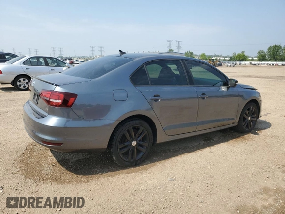 2018 Volkswagen Jetta SE Sport with VIN 3VWD17AJ3JM231890, listed as a Copart auction lot 60259285 with 43,048 mi miles and Salvage title. Bid and sale history available at DreamBid. Image 3.