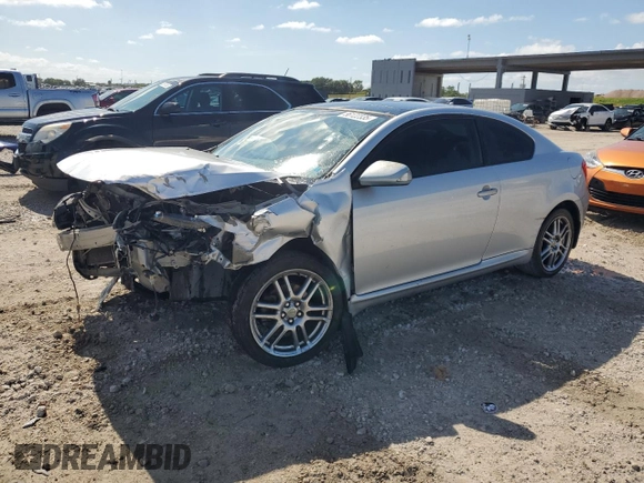 2005 Scion tC with VIN JTKDE177650059937, listed as a Copart auction lot 56122335 with 181,256 mi miles and Salvage Title. Bid and sale history available at DreamBid. Image 1.