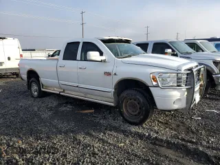 2008 Dodge Ram 3500 Laramie with VIN 3D7MX38A48G193715, listed as a Copart auction lot 78751624 with 197,844 mi miles and Salvage Title. Bid and sale history available at carsss.com. Image 4.