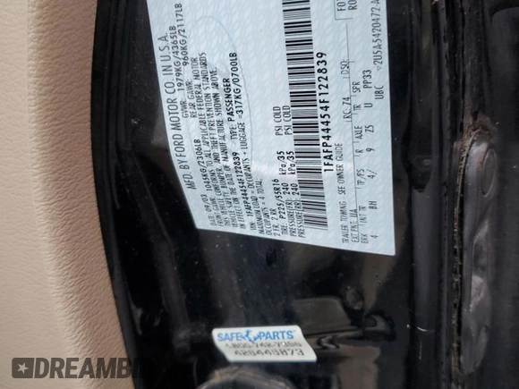 2004 Ford Mustang Deluxe с VIN 1FAFP44454F122839, выставлен на аукционе Copart как лот 45576585 с пробегом 154 049 миль миль и Списание • Salvage title. История ставок и продаж доступна на DreamBid. Изображение 13.