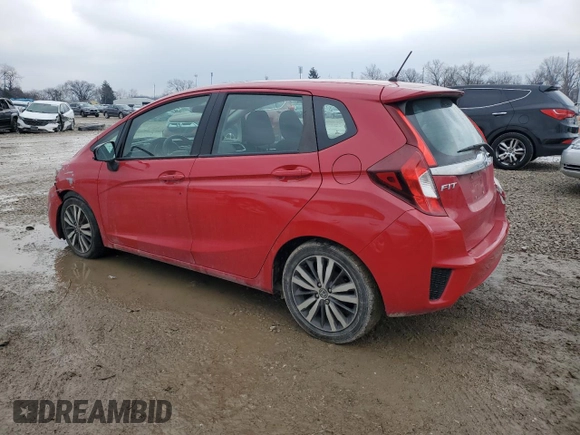2015 Honda Fit EX-L with VIN 3HGGK5H88FM739589, listed as a Copart auction lot 45056475 with 76,106 mi miles and Salvage Title. Bid and sale history available at carsss.com. Image 2.