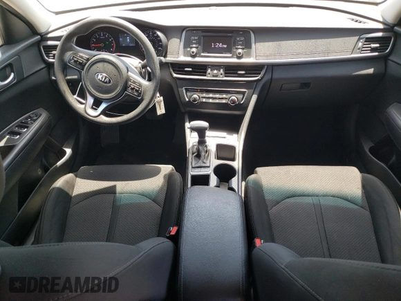 2017 Kia Optima LX with VIN 5XXGT4L30HG166368, listed as a Copart auction lot 61812185 with 115,609 mi miles and Salvage title. Bid and sale history available at DreamBid. Image 8.
