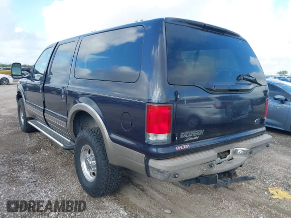 2000 Ford Excursion Limited with VIN 1FMNU42S6YEE16063, listed as a IAAI auction lot 42667484 with 176,296 mi miles and . Bid and sale history available at DreamBid. Image 3.