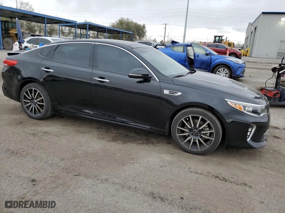 2018 Kia Optima EX with VIN 5XXGU4L33JG237632, listed as a Copart auction lot 49000505 with 69,540 mi miles and Salvage Title. Bid and sale history available at carsss.com. Image 4.