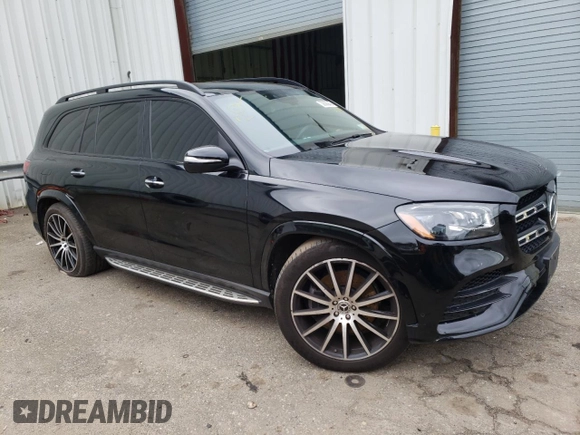 2020 Mercedes-Benz GLS with VIN 4JGFF8GE6LA215207, listed as a Copart auction lot 36638943 with 23,222 mi miles. Bid and sale history available at carsss.com. Image 4.