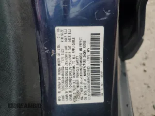 2006 Honda CR-V LX z VIN JHLRD78556C031663, wystawiony jako Copart lot #59238525 z przebiegiem 249 168 mil mil oraz Czysty tytuł • Clean title. Historia ofert i sprzedaży dostępna na DreamBid. Obrazek 12.