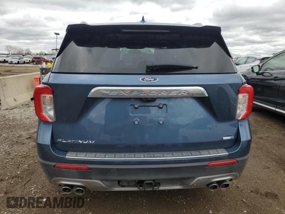 2020 Ford Explorer Platinum with VIN 1FM5K8HC3LGA07125, listed as a Copart auction lot 53903915 with 67,469 mi miles and Salvage title. Bid and sale history available at DreamBid. Image 6.