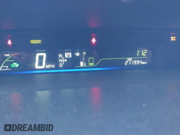 2017 Toyota Prius v Two with VIN JTDZN3EU4HJ064232, listed as a IAAI auction lot 42169858 with 211,994 mi miles. Bid and sale history available at carsss.com. Image 7.