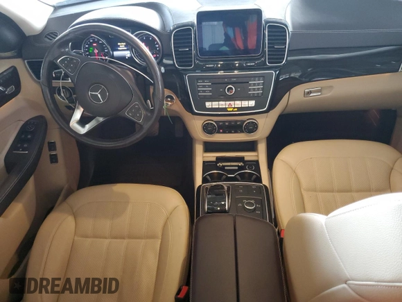 2017 Mercedes-Benz GLS 450 with VIN 4JGDF6EE0HA917111, listed as a Copart auction lot 41217044 with 86,264 mi miles and . Bid and sale history available at DreamBid. Image 8.