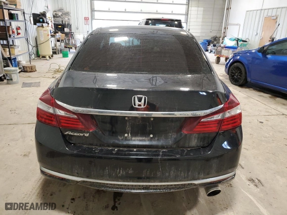 2016 Honda Accord Sedan LX with VIN 1HGCR2F36GA098456, listed as a Copart auction lot 48334575 with 134,888 mi miles and Salvage Title. Bid and sale history available at carsss.com. Image 6.