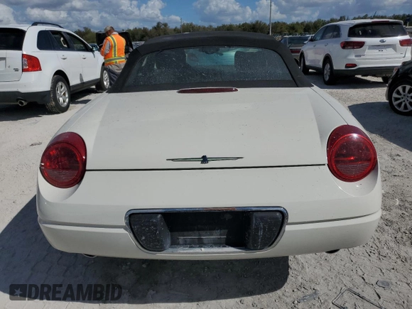 2002 Ford Thunderbird Hardtop Premium with VIN 1FAHP60A22Y124596, listed as a Copart auction lot 79107984 with Not Provided miles and Salvage Title. Bid and sale history available at DreamBid. Image 6.