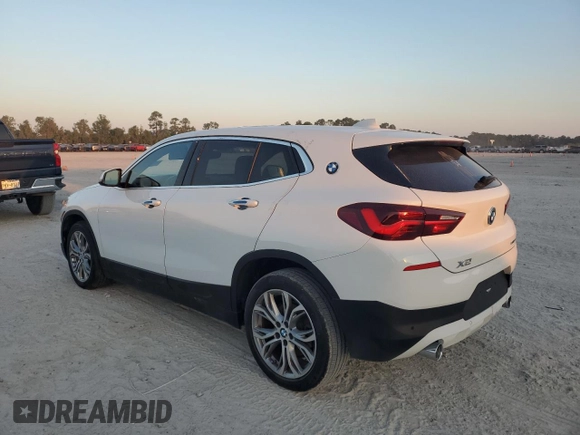 2022 BMW X2 sDrive28i with VIN WBXYH9C03N5U10638, listed as a Copart auction lot 74921814 with 46,252 mi miles and Salvage Title. Bid and sale history available at carsss.com. Image 2.
