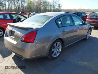 2007 Nissan Maxima 3.5 SE with VIN 1N4BA41E47C854298, listed as a IAAI auction lot 41999478 with 104,508 mi miles. Bid and sale history available at carsss.com. Image 4.