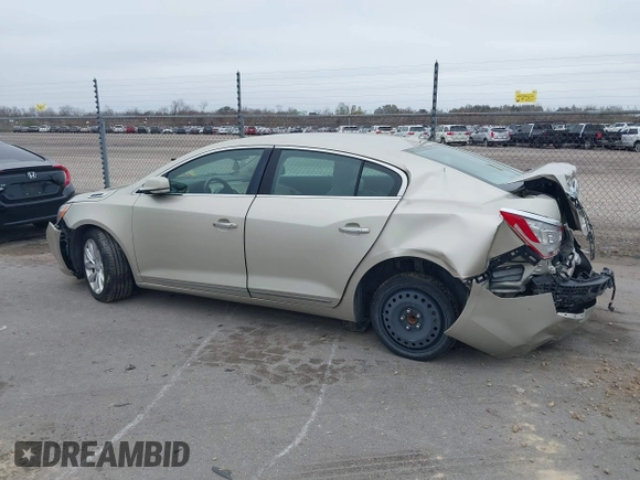 2014 Buick LaCrosse Leather with VIN 1G4GB5G31EF106205, listed as a IAAI auction lot 41569989 with 118,968 mi miles and . Bid and sale history available at DreamBid. Image 14.