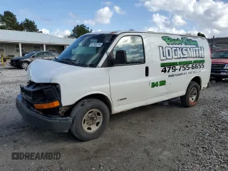2005 Chevrolet Express Cargo Van with VIN 1GCGG25V951210656, listed as a Copart auction lot 47300715 with 177,893 mi miles and Salvage Title. Bid and sale history available at carsss.com. Image 1.