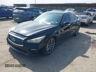 2014 Infiniti Q50 Hybrid Sport with VIN JN1AV7AP7EM691444, listed as a IAAI auction lot 41564726 with 128,834 mi miles and . Bid and sale history available at DreamBid. Image 18.