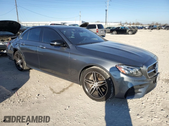 2020 Mercedes-Benz E AMG E 53 with VIN WDDZF6BB3LA734062, listed as a Copart auction lot 83616034 with 26,025 mi miles and Salvage Title. Bid and sale history available at carsss.com. Image 4.