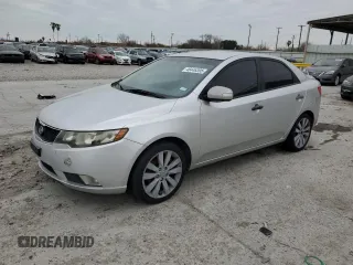 2010 Kia Forte SX with VIN KNAFW4A36A5288536, listed as a Copart auction lot 46446395 with 197,245 mi miles and Clean Title. Bid and sale history available at carsss.com. Image 1.