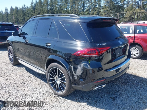 2023 Mercedes-Benz GLE 350 with VIN 4JGFB4KB9PA918081, listed as a IAAI auction lot 42162868 with 12,308 mi miles and . Bid and sale history available at DreamBid. Image 3.