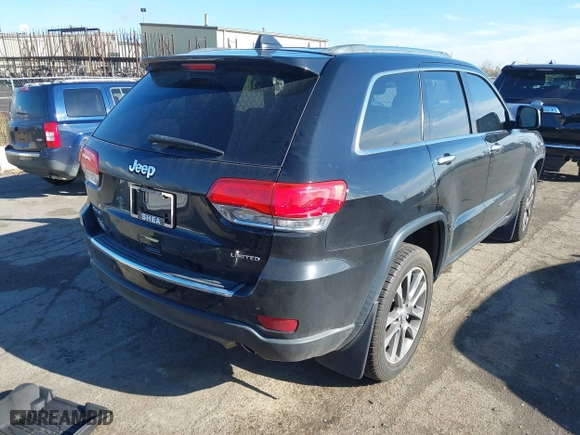 2018 Jeep Grand Cherokee Limited with VIN 1C4RJFBG0JC261355, listed as a IAAI auction lot 40790316 with 76,244 mi miles. Bid and sale history available at carsss.com. Image 4.