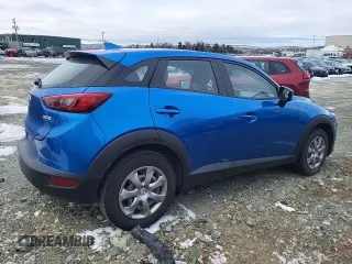 2017 Mazda CX-3 Sport with VIN JM1DKDB75H0141784, listed as a Copart auction lot 48358585 with 0 mi miles and Salvage Title. Bid and sale history available at carsss.com. Image 3.