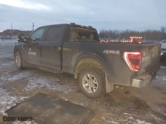 2021 Ford F-150 XL with VIN 1FTFW1E82MKE69632, listed as a IAAI auction lot 41378565 with 51,790 mi miles. Bid and sale history available at carsss.com. Image 3.