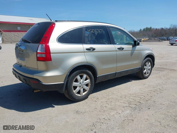 2007 Honda CR-V EX with VIN JHLRE485X7C057401, listed as a IAAI auction lot 42087871 with 120,037 mi miles. Bid and sale history available at carsss.com. Image 4.