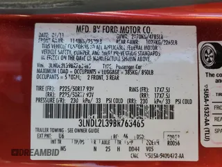 2011 Lincoln MKZ Hybrid with VIN 3LNDL2L39BR763465, listed as a Copart auction lot 48750935 with 265,675 mi miles and Salvage Title. Bid and sale history available at carsss.com. Image 12.