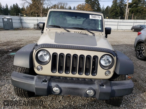 2017 Jeep Wrangler Willys Wheeler with VIN 1C4AJWAG8HL604146, listed as a Copart auction lot 79485174 with 24,888 mi miles and Salvage Title. Bid and sale history available at DreamBid. Image 5.
