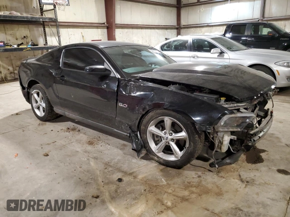 2011 Ford Mustang GT with VIN 1ZVBP8CF8B5125012, listed as a Copart auction lot 53039905 with 36,467 mi miles and Salvage title. Bid and sale history available at DreamBid. Image 4.