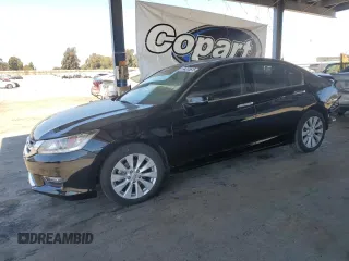 2013 Honda Accord Touring с VIN 1HGCR3F91DA029440, выставлен на аукционе Copart как лот 64205615 с пробегом 151 157 миль миль и Списание • Salvage title. История ставок и продаж доступна на DreamBid. Изображение 1.