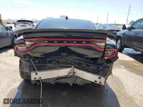 2018 Dodge Charger R/T with VIN 2C3CDXCT8JH180782, listed as a Copart auction lot 53268225 with 156,194 mi miles and Salvage Title. Bid and sale history available at carsss.com. Image 6.
