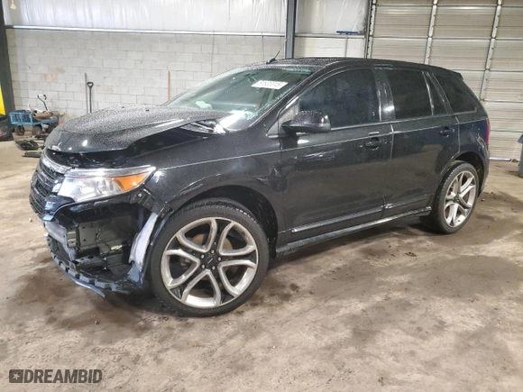 2014 Ford Edge Sport with VIN 2FMDK3AK7EBA64938, listed as a Copart auction lot 51835815 with 114,533 mi miles and Salvage Title. Bid and sale history available at carsss.com. Image 1.