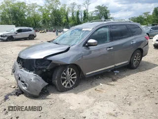 2015 Nissan Pathfinder Platinum with VIN 5N1AR2MMXFC719147, listed as a Copart auction lot 56306485 with 109,018 mi miles and Salvage title. Bid and sale history available at DreamBid. Image 1.
