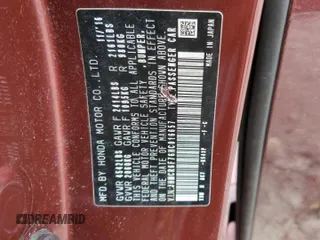 2017 Honda Accord Touring with VIN JHMCR6F76HC016657, listed as a Copart auction lot 55961665 with 74,569 mi miles and Salvage title. Bid and sale history available at DreamBid. Image 13.