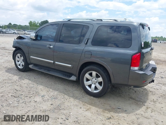 2012 Nissan Armada SV z VIN 5N1BA0ND5CN613266, wystawiony jako IAAI lot #42219986 z przebiegiem 223 319 mil mil oraz . Historia ofert i sprzedaży dostępna na DreamBid. Obrazek 3.