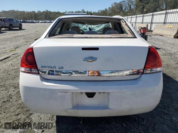 2006 Chevrolet Impala LS with VIN 2G1WB58KX69329819, listed as a Copart auction lot 75569454 with 222,374 mi miles and Salvage Title. Bid and sale history available at DreamBid. Image 6.