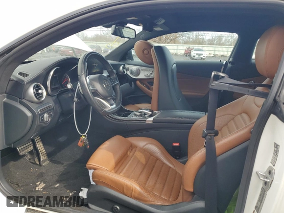 2018 Mercedes-Benz C 43 AMG with VIN WDDWJ6EB8JF671795, listed as a Copart auction lot 44169225 with 114,093 mi miles and Clean Title. Bid and sale history available at DreamBid. Image 7.