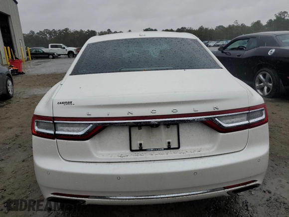 2017 Lincoln Continental Reserve with VIN 1LN6L9RP0H5628138, listed as a Copart auction lot 84345894 with 108,183 mi miles and Salvage Title. Bid and sale history available at carsss.com. Image 6.