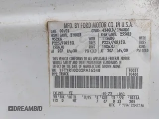 2002 Ford Ranger XL with VIN 1FTYR10D32PA16348, listed as a IAAI auction lot 42256023 with 14,000 mi miles and . Bid and sale history available at DreamBid. Image 9.
