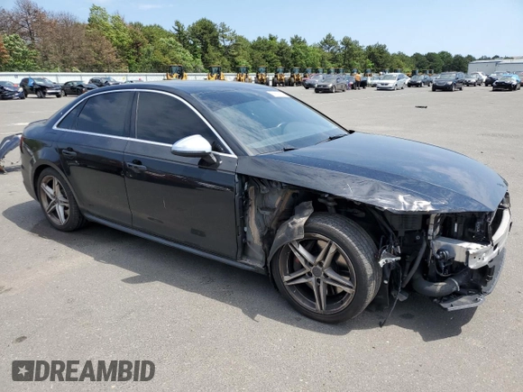 2018 Audi S4 Premium Plus with VIN WAUB4AF49JA133913, listed as a Copart auction lot 58660694 with 73,269 mi miles and Salvage Title. Bid and sale history available at carsss.com. Image 4.