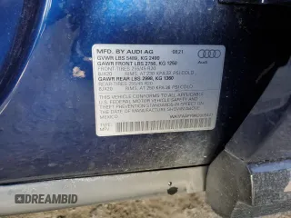 2022 Audi Q5 S line Prestige with VIN WA1FAAFY9N2005441, listed as a Copart auction lot 44642835 with 32,904 mi miles and Salvage Title. Bid and sale history available at carsss.com. Image 14.
