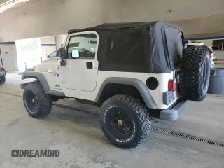 2004 Jeep Wrangler X z VIN 1J4FA39S14P724963, wystawiony jako Copart lot #59345075 z przebiegiem 70 185 mil mil oraz Czysty tytuł • Clean title. Historia ofert i sprzedaży dostępna na DreamBid. Obrazek 2.