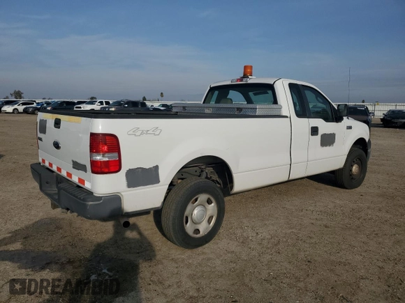 2008 Ford F-150 XL with VIN 1FTRF14W48KE32889, listed as a Copart auction lot 76073444 with 119,860 mi miles and Clean Title. Bid and sale history available at carsss.com. Image 3.