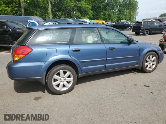 2007 Subaru Legacy Outback with VIN 4S4BP61C977341961, listed as a Copart auction lot 58493925 with 110,032 mi miles and Salvage title. Bid and sale history available at DreamBid. Image 3.