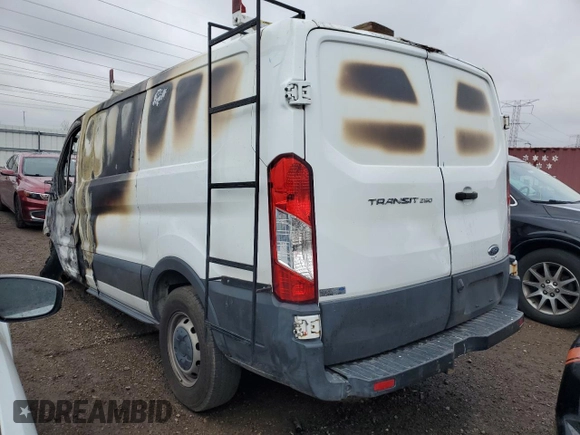 2016 Ford Transit Cargo with VIN 1FTYR1ZM5GKB43612, listed as a Copart auction lot 80563754 with Not provided miles and Salvage title. Bid and sale history available at DreamBid. Image 2.